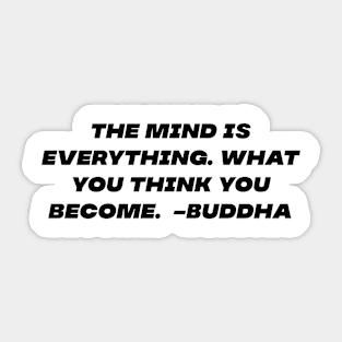 Buddha's Quote Sticker